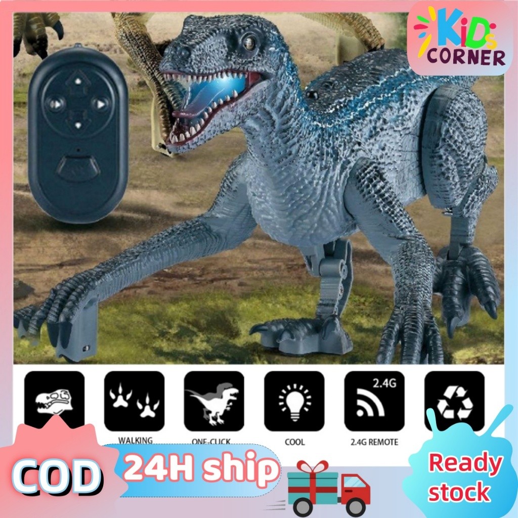 Remote Control Dinosaur for Kids Boys Girls Jurassic Dinosaur Park RC ...