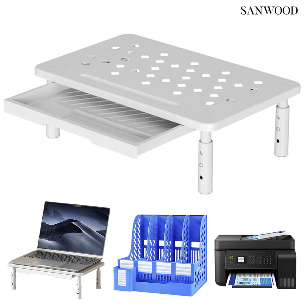 Sanwood Computer Monitor Riser Cold-Rolled Steel Ventilated Monitor ...