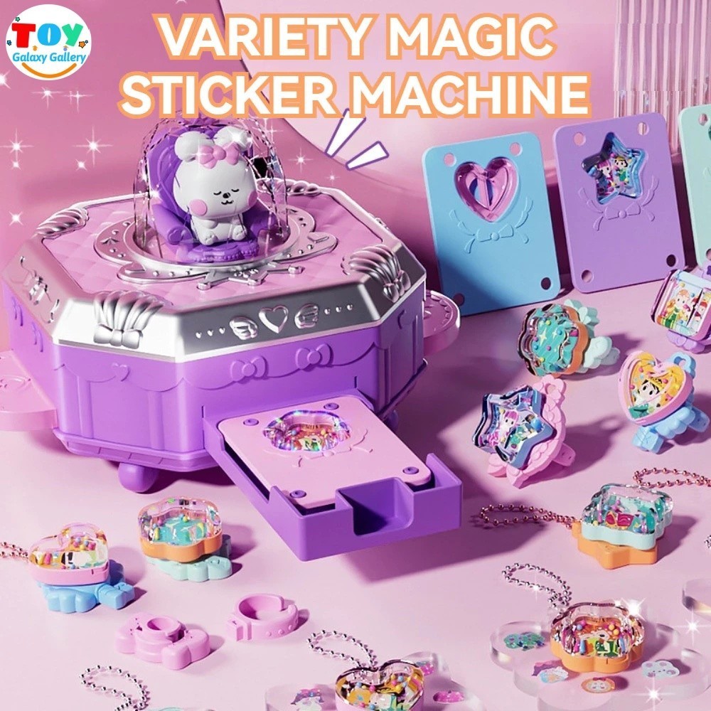 Magic Book DIY Ring DIY Keychain Making Kit Magic Box Girl's Toys ...