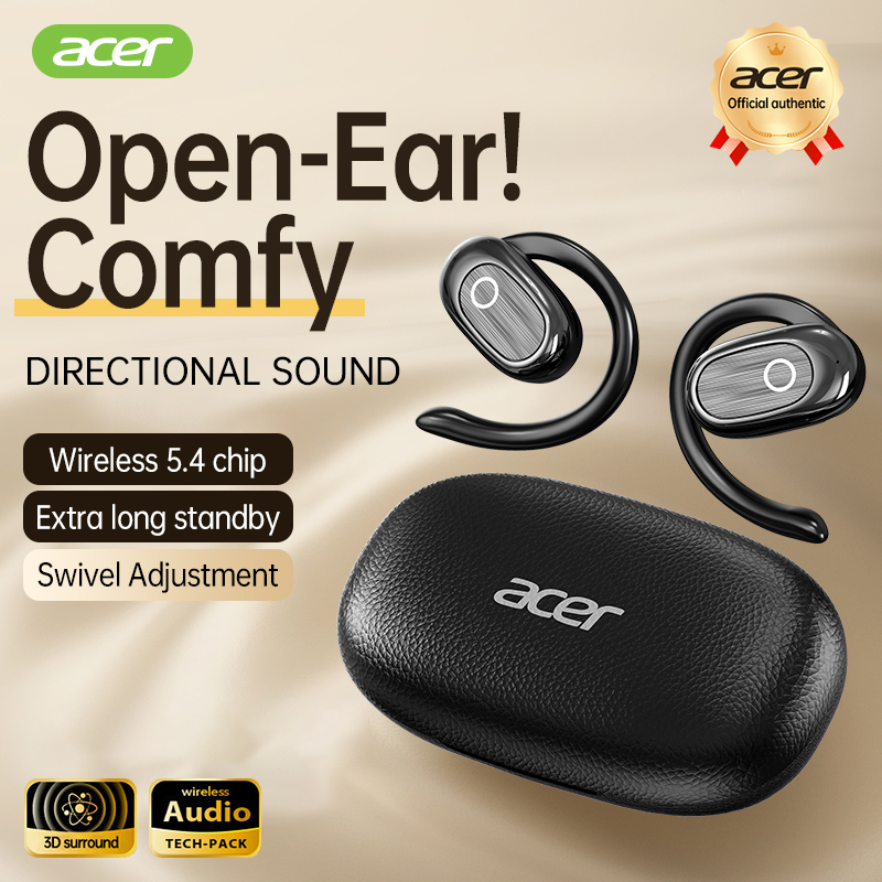 Acer OHR553 Wireless Earphones with Ear Hooks, Hi-Fi Sound Quality ...