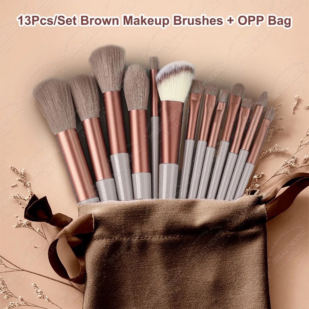 13pcs Makeup Brush Set Blush Eyeshadow Concealer Brush Foundation Loose ...