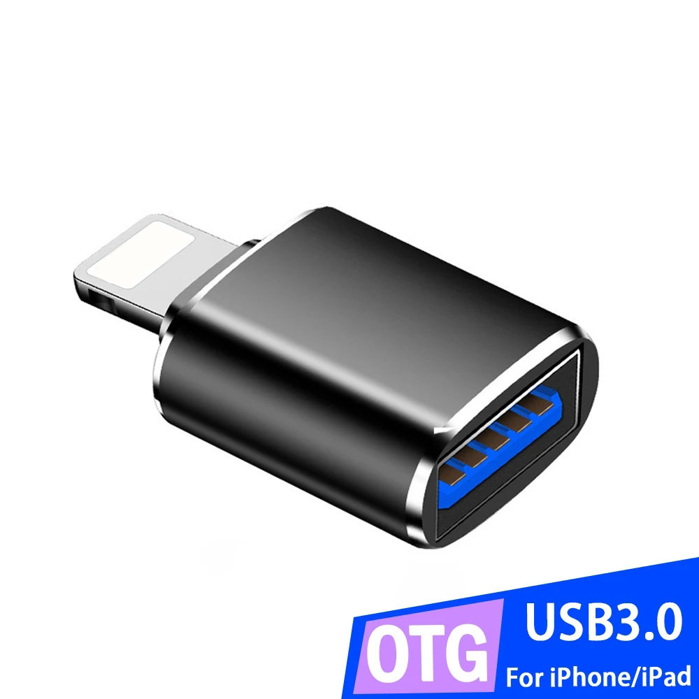 USB 3.0 OTG adapter, suitable for iPhone/iOS, used for USB flash drive ...