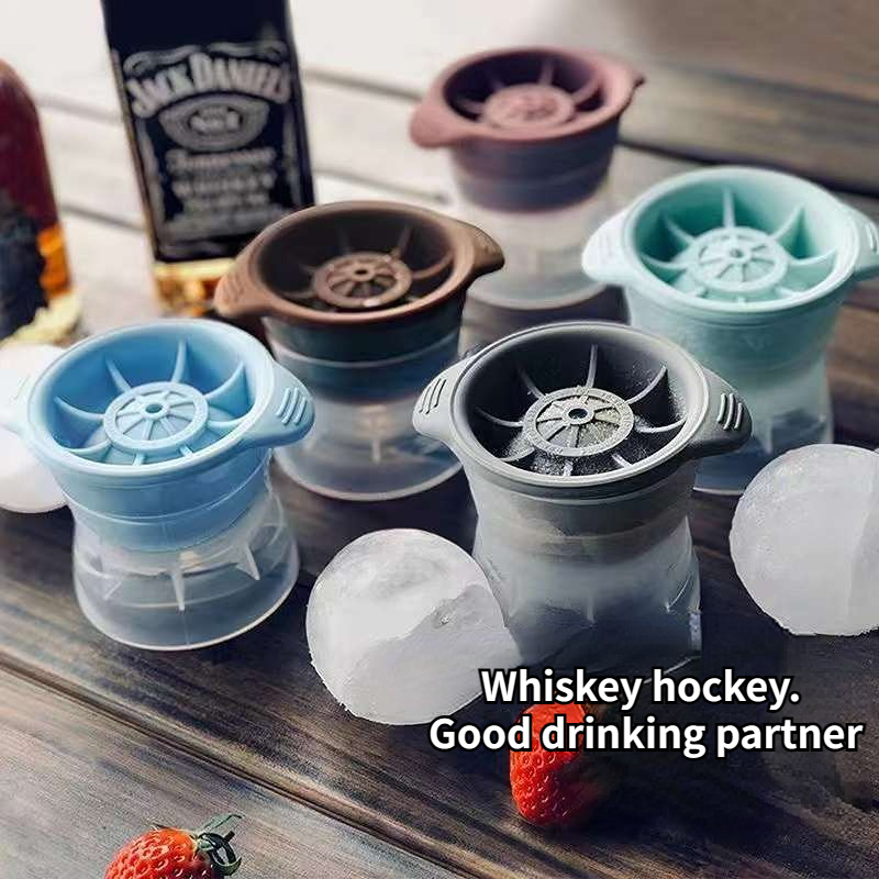 Ice hockey maker round whisky quickfrozen ice box artifact household