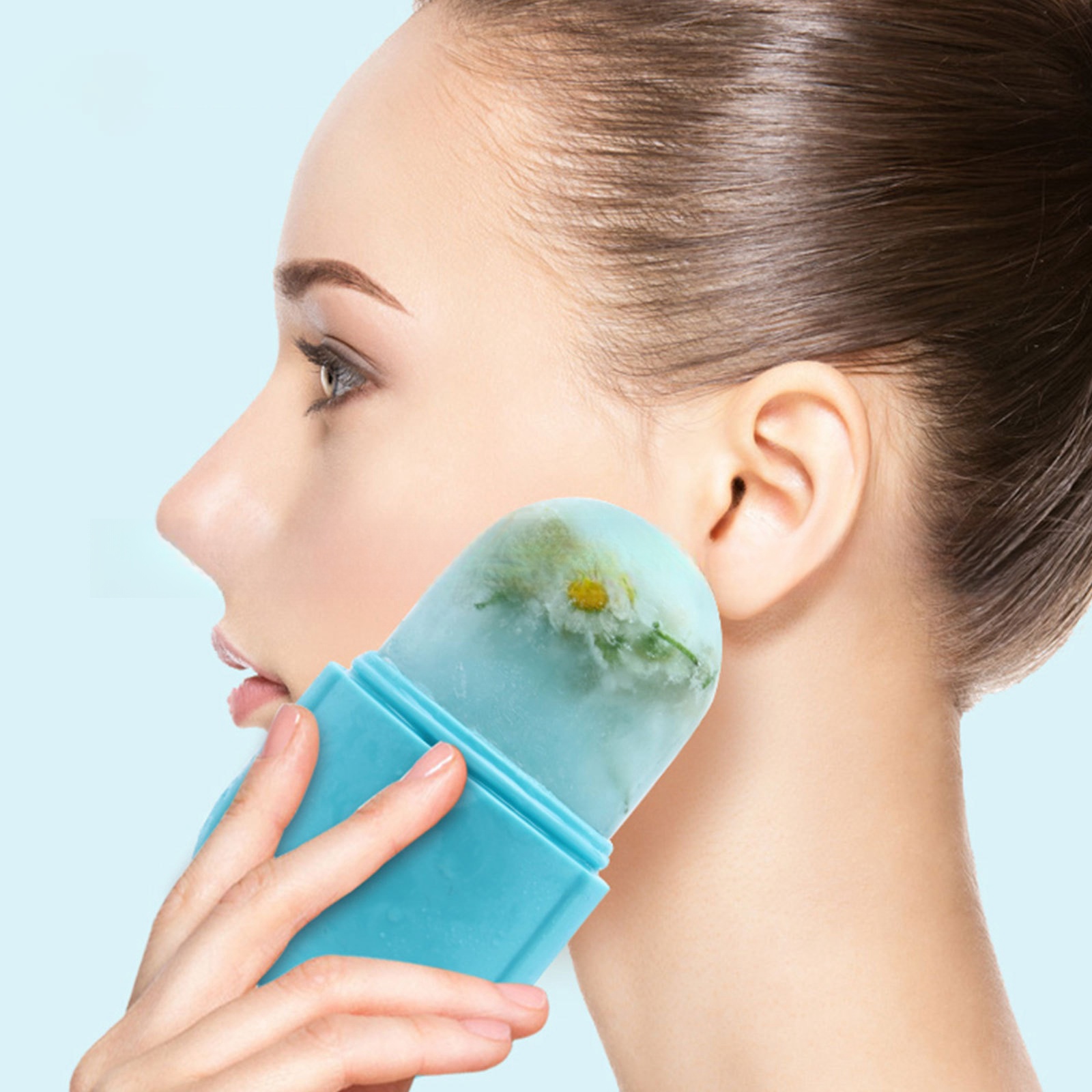 Creative ice Massage Capsule Roller ice face Silicone face ice Tray ...