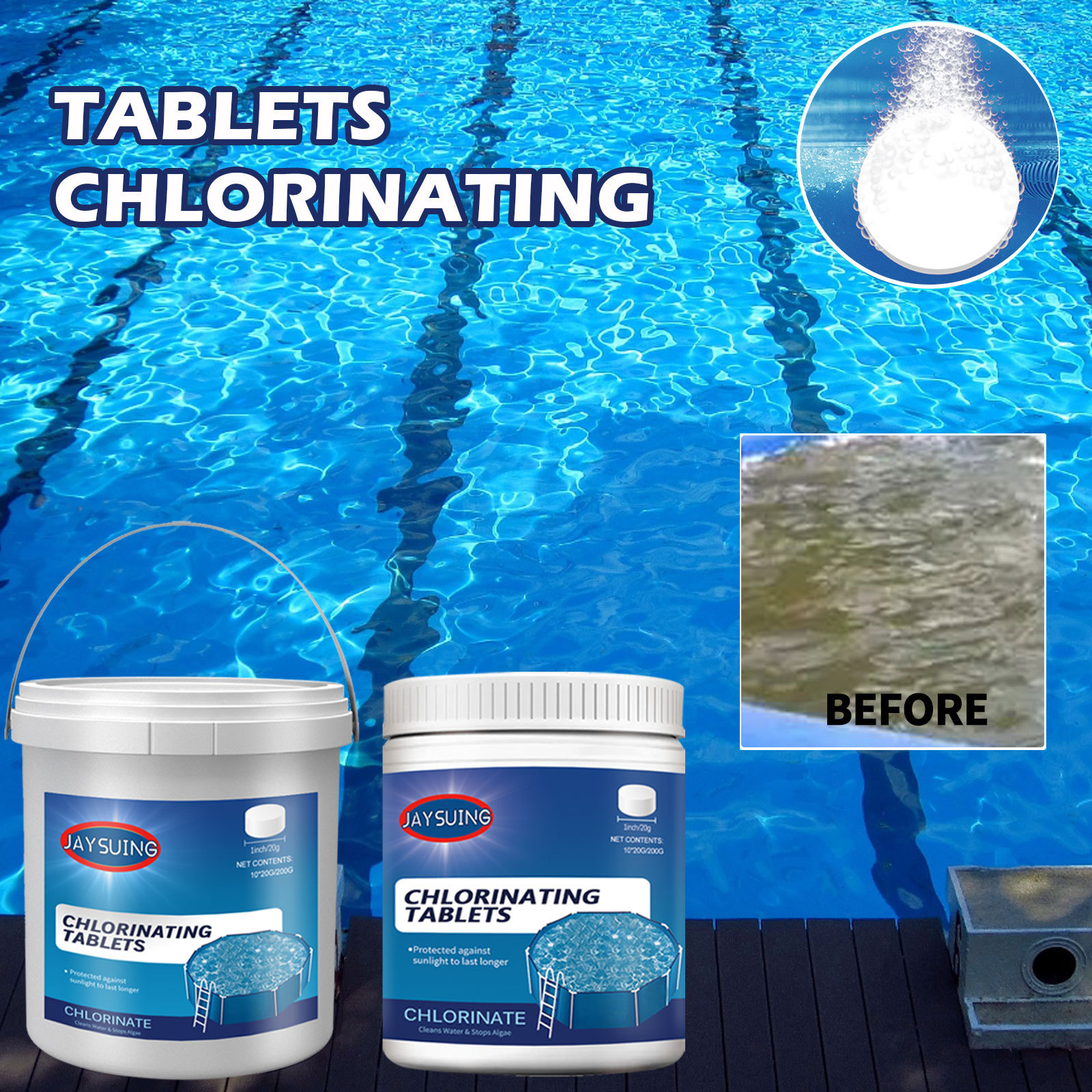 Jaysuing Effervescent Tablet Series Multifunctional Instant Clean