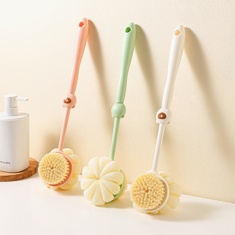 Nikou Rückenpeeling-Tuch Mit Griff – Weich, 82 Cm Lang, Für Dusche & Bad