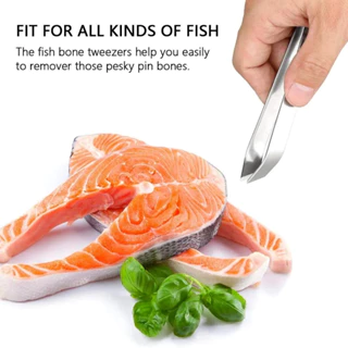 Fish Bone Remover Tweezers- Stainless Steel Pincer Puller Deboner Kitchen  Tool/