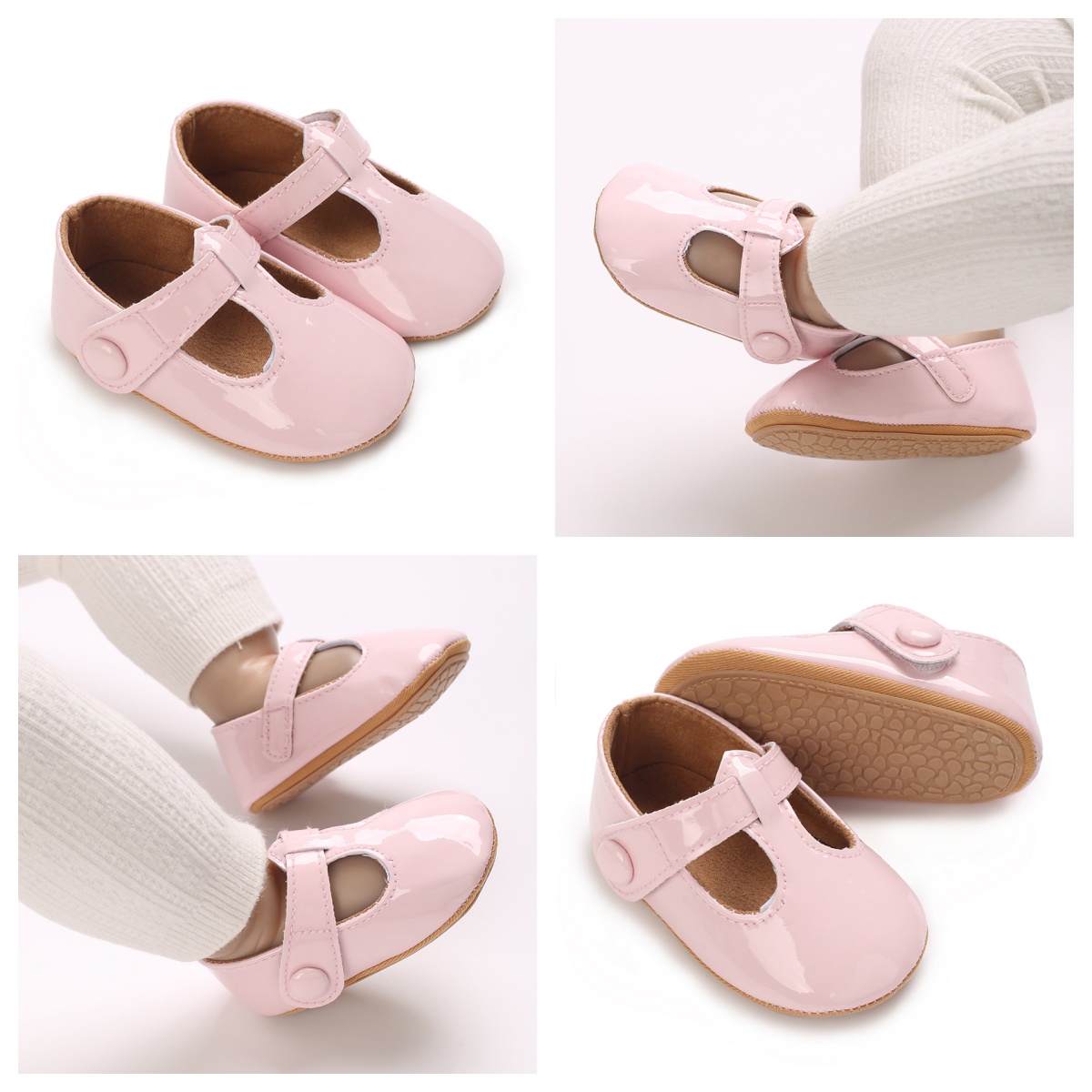Spring and Autumn Style 01 Year Old Girl Baby Soft Sole Baby Walking