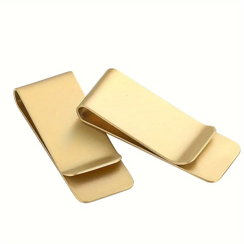 1pc Men's Golden Credit Card Holder, Outdoor Travel Supermarket ...