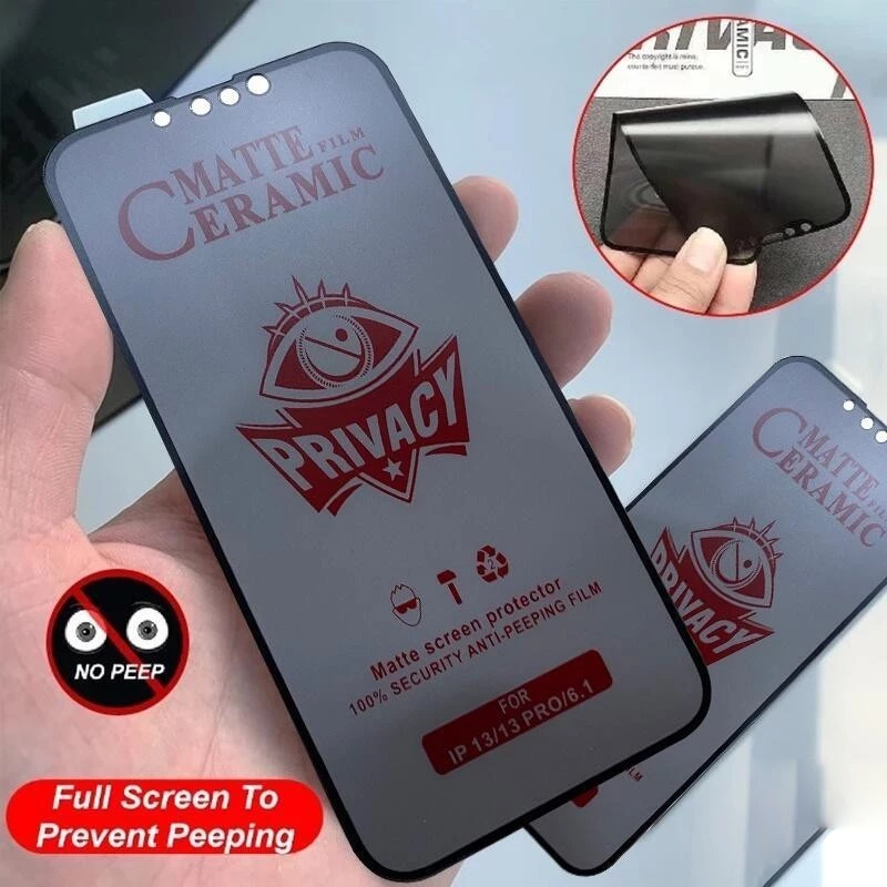 KMV Matte Ceramic Screen Protector For IPhone 14/15 Pro Max - Anti-Glare & Anti-Fingerprint
