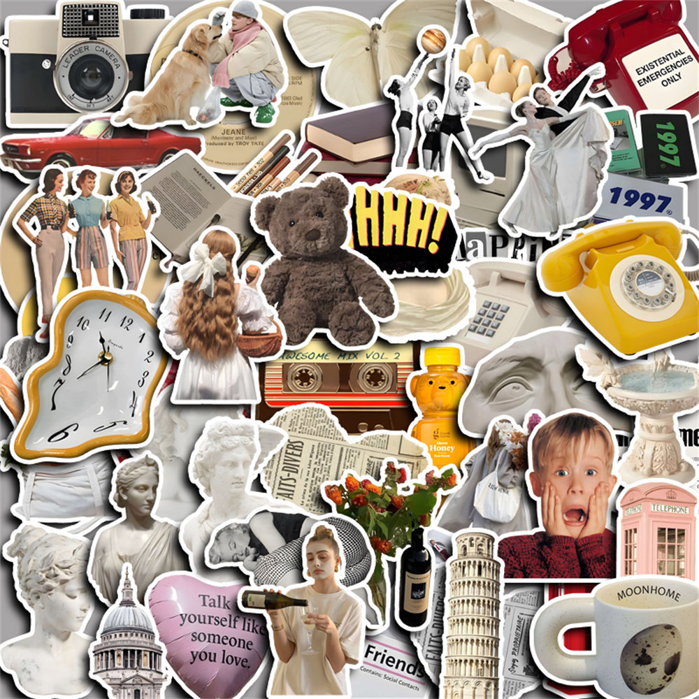 50pcs Jamin Warm Winter Stickers Diy Computer Laptop Washi Scrapbooking ...