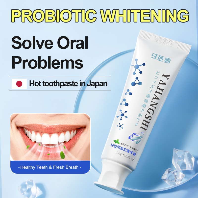 HUNMUI Probiotic Whitening Toothpaste Teeth Whitening Removing Stains ...