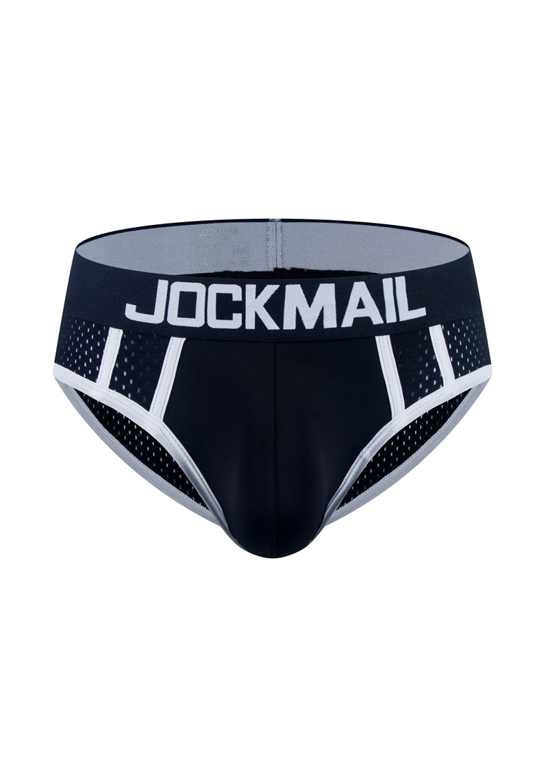Jockmail Men's Underwear Men's Briefs Mesh Breathable Sports Fitness ...