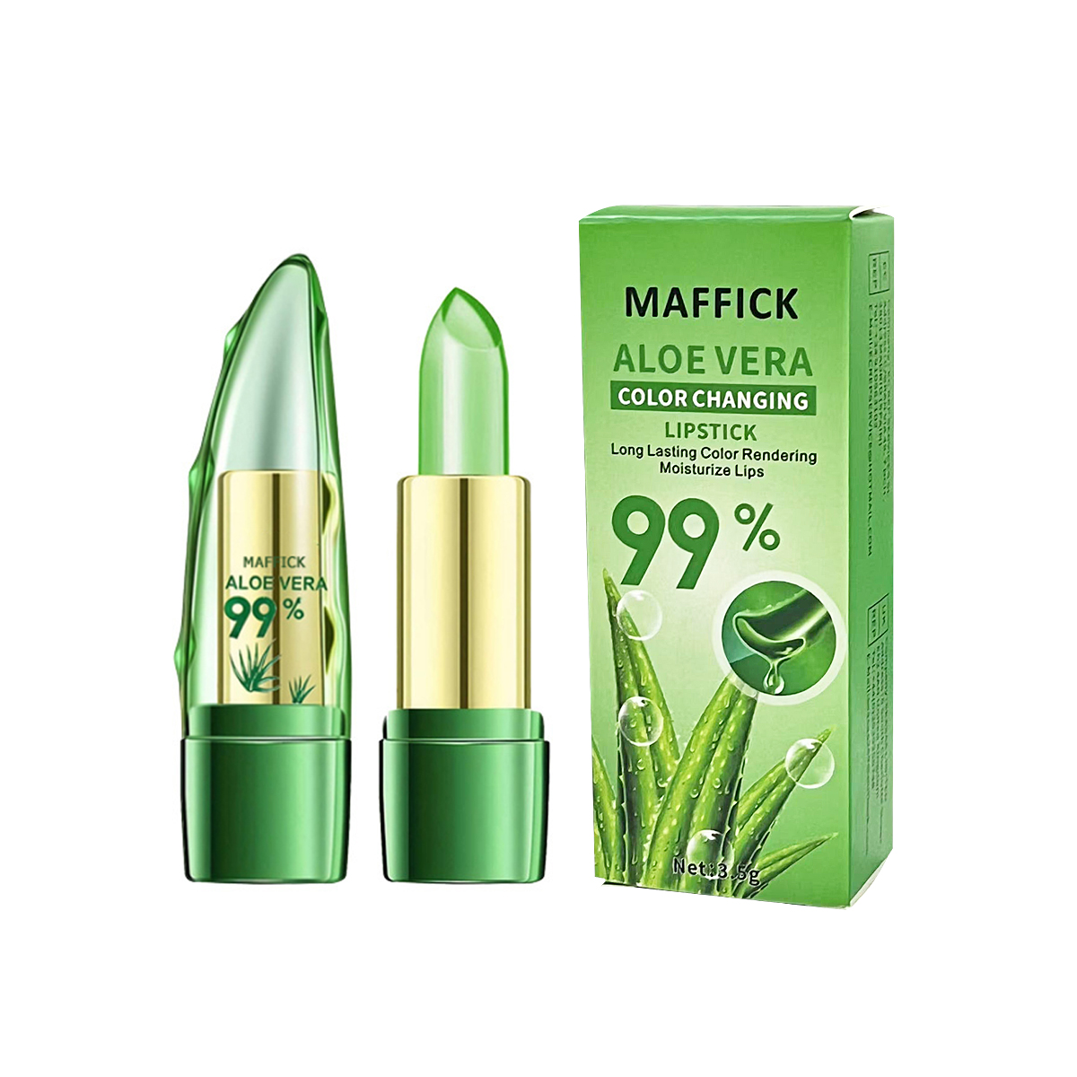 Aloe Vera Color-changing Lipstick Aloe Vera Temperature-changing ...
