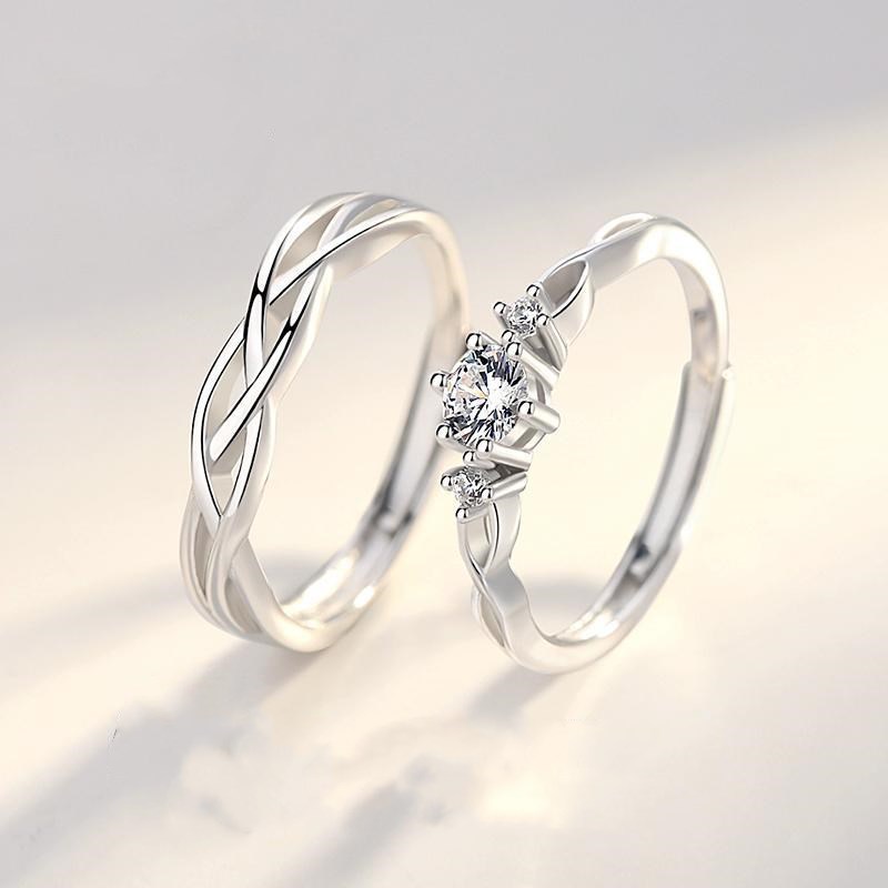 Couples ring men's and women's ring couples pair with diamond ring ...