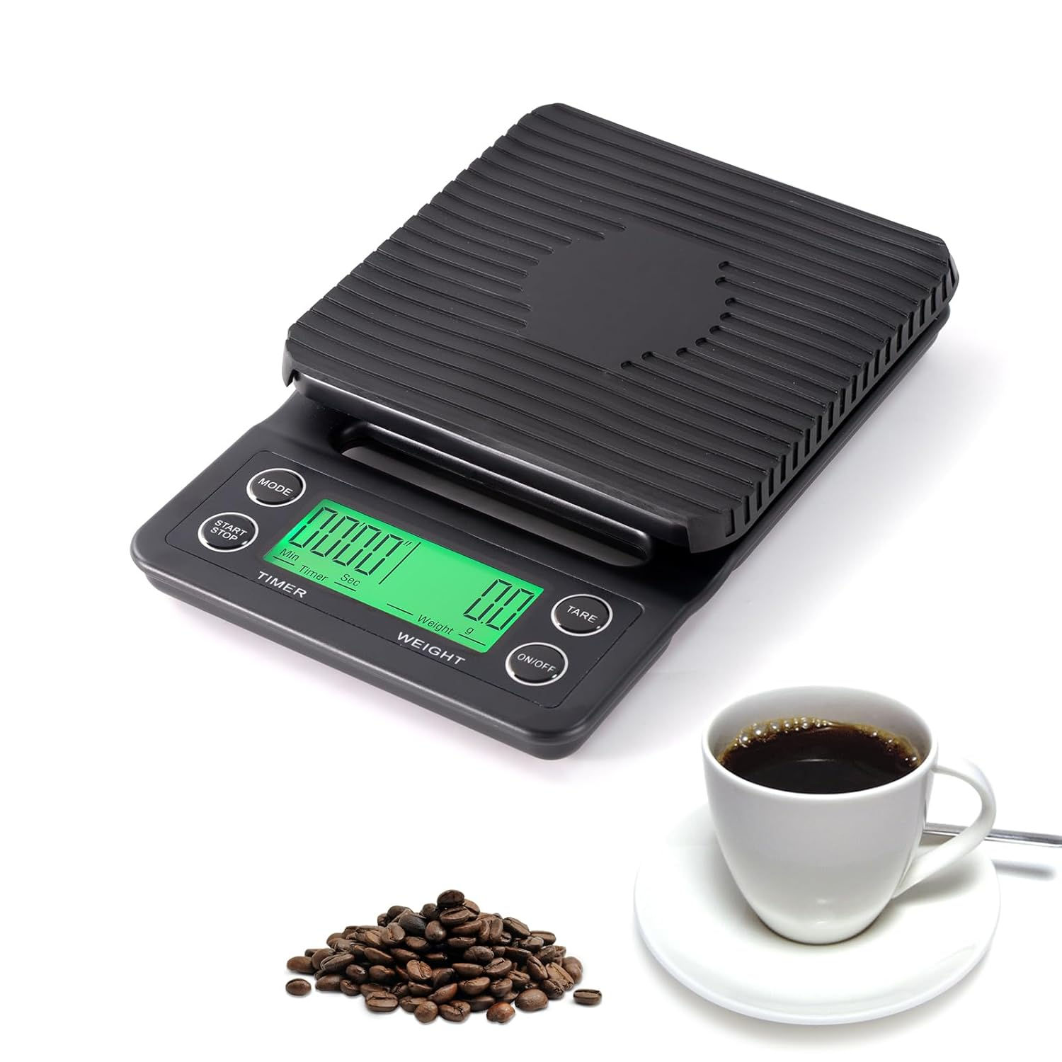 Electronic Microscale with Timer, 0.1g-5kg Coffee Making Precision ...