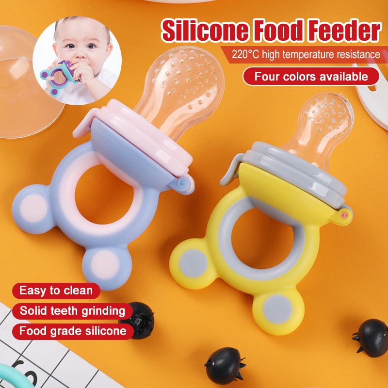 Baby Fruit Pacifier Silicone Holder Baby Feeder Pacifier Fresh Food ...