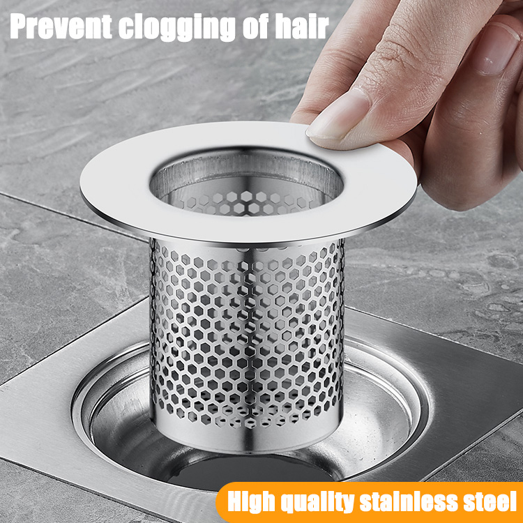 1Pc Stainless Steel Floor Drain Filter Mesh Basket Rust Proof