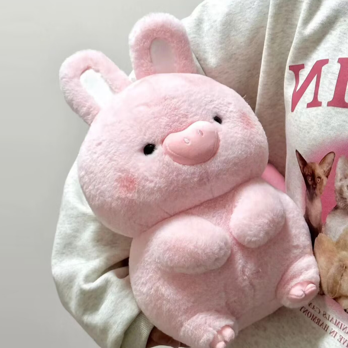 1PC 28cm/11.2inch Kawaii Fly Pig Plush Dolls Animals Pig with Wing