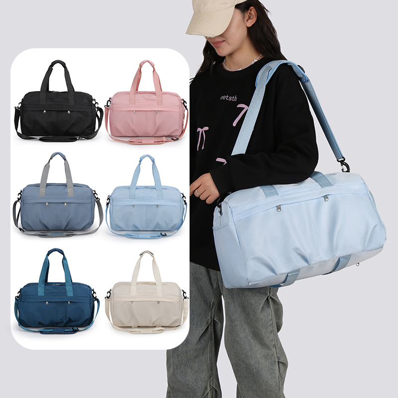 Women’s Gym Travel Bag – Large Capacity Waterproof Duffle with Wet ...