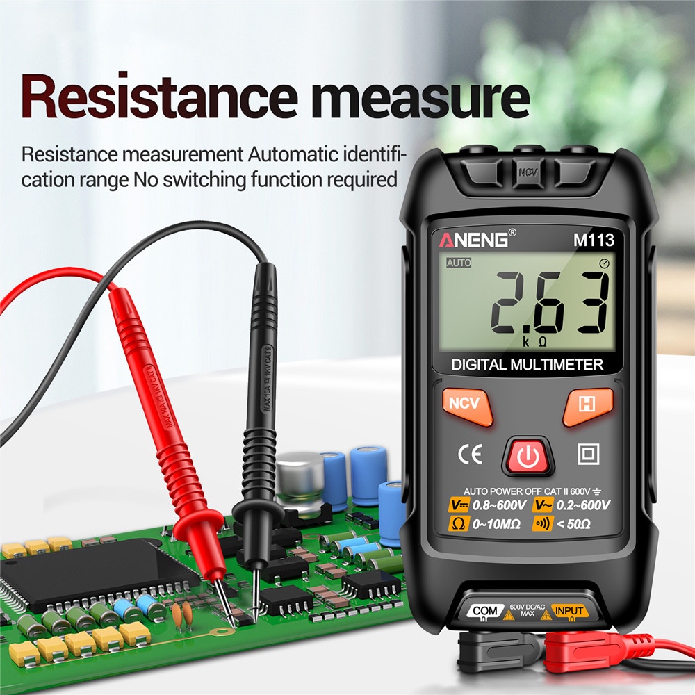 Multimeter Digital High Precision Anti Burn Portable Intelligent ...