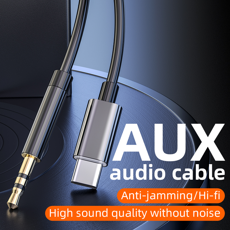 Product Name: 1M/39.37 inch Type-c to Male 3.5mm Audio Cable aux ...
