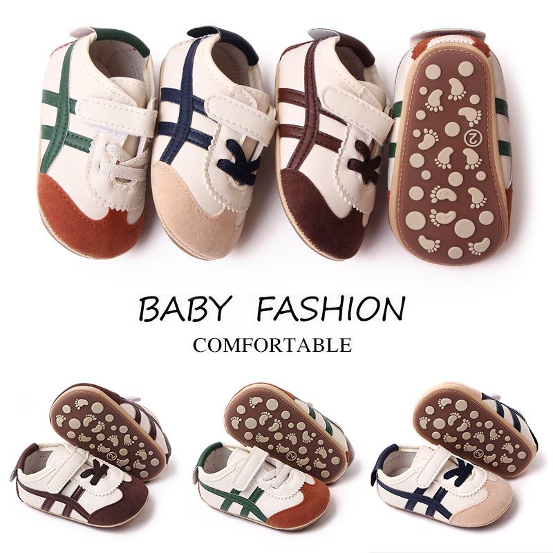 Newborn Walking Shoes Rubber Sole Infant Kids Running Toddler Shoes ...