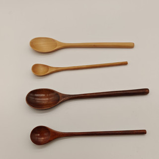 Long Handled Wooden Spoon - Kitchen Wooden Soup Spoon Tableware ...