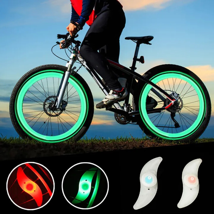 Colorful Road Bicycle Wheel Spoke Light Waterproof MTB Led Neon Light ...