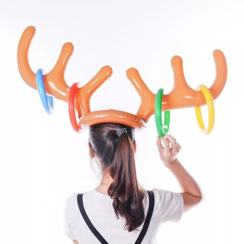 Reindeer Ring Toss Game Balloon Perfect for Holiday Parties