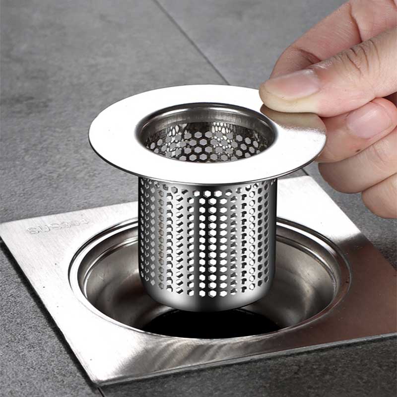 1Pc Stainless Steel Floor Drain Filter Mesh Basket Rust Proof