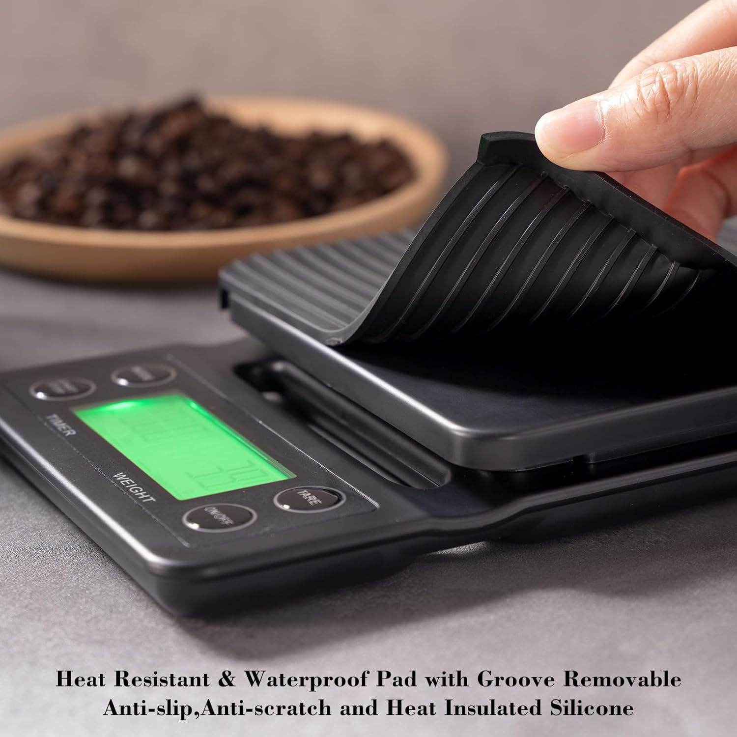 Electronic Microscale with Timer, 0.1g-5kg Coffee Making Precision ...