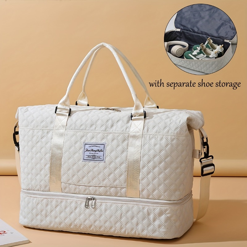 UISN #S1340 Large Capacity Travel Duffel Bag Sports Fitness Gym Yoga ...