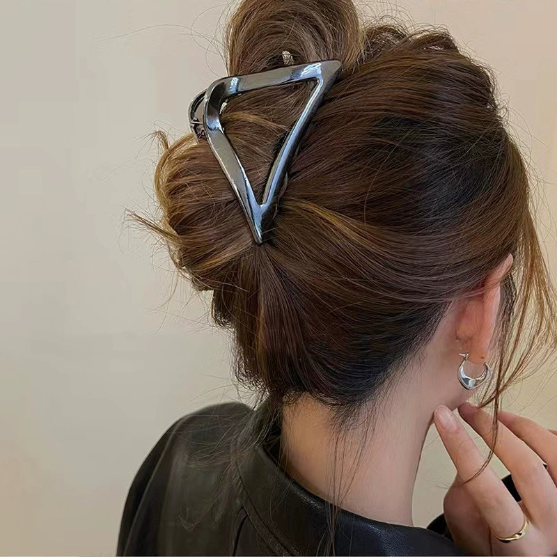 Metal Pearl Hair Clip ThreeDimensional Tassel Butterfly Clip Large