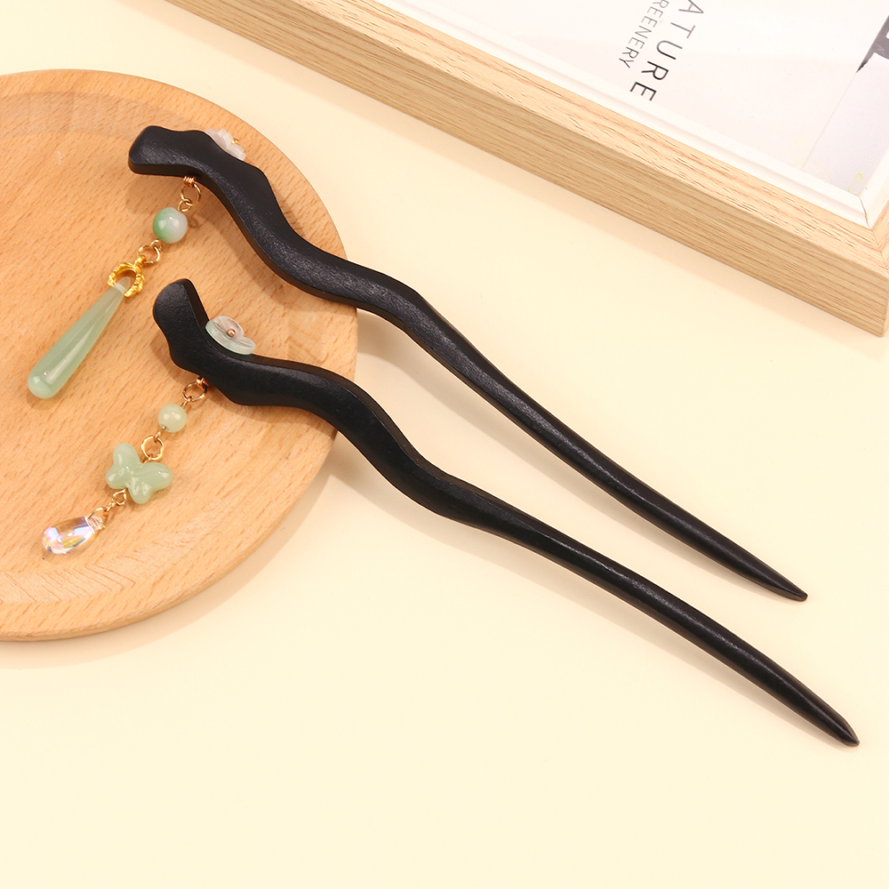 8 Pieces Wooden Hair Sticks Retro Wooden Hairpin Chinese Vintage Hair Chopsticks Handmade Carved Hair Stick Brown Sandalwood Hairpin For Women Bun Chi | Fruugo SA - Foto 3