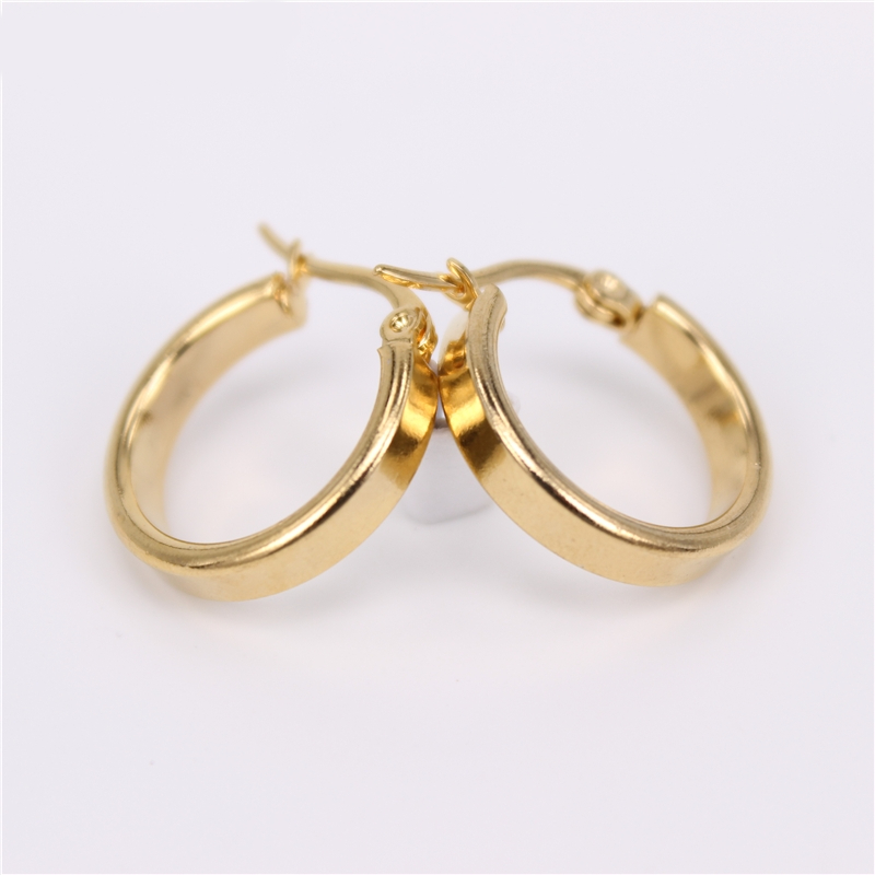 New Hypoallergenic Wide-Faced Large Circle Metal Ear Loops with Unique ...