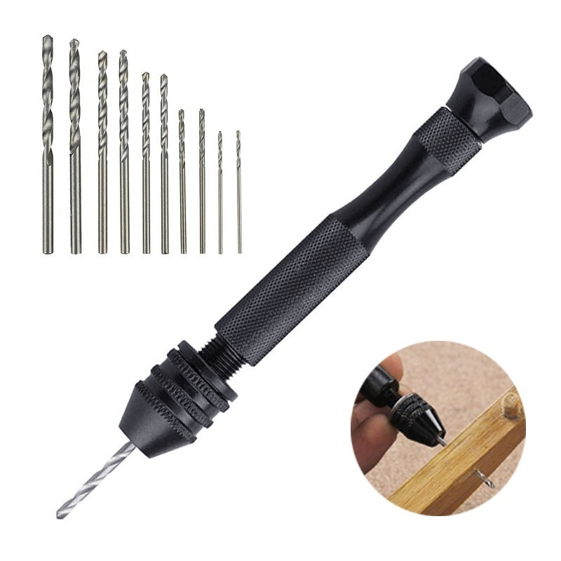Mini Micro Woodworking Tools Drilling Rotary Tool set Manual Twist