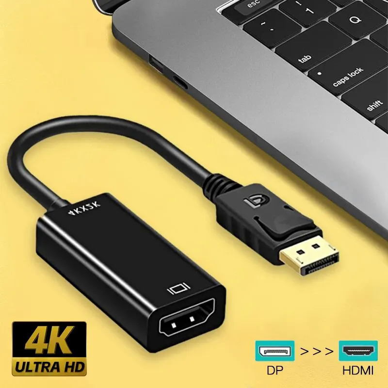 4K DP to Adapter Converter Display Port Male DP to Female HD TV Cable Adapter