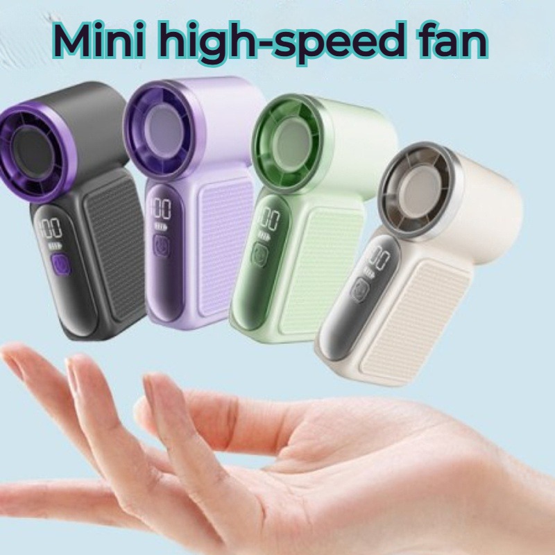 X688 High-Speed Mini Handheld Fan with USB Charging, Long-Lasting ...