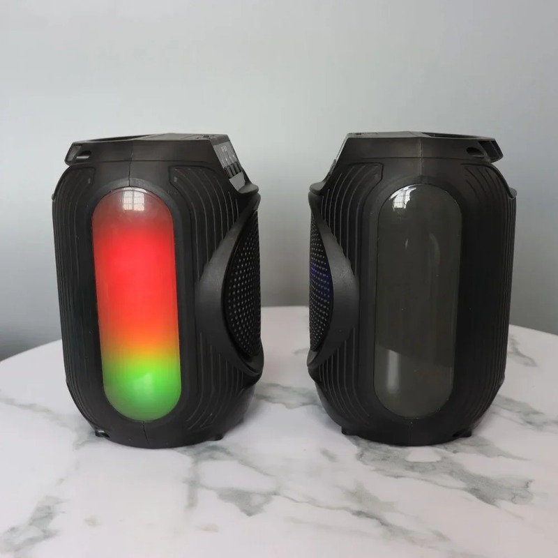 Speaker Output: 30W, 4 Inch Portable Bluetooth Speaker with RGB Light ...