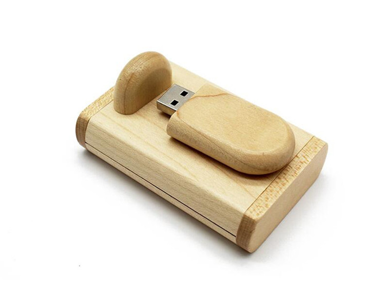 U Disk Wholesale Rotating U Disk Maple U Disk Bamboo U Disk 8GB 16GB ...
