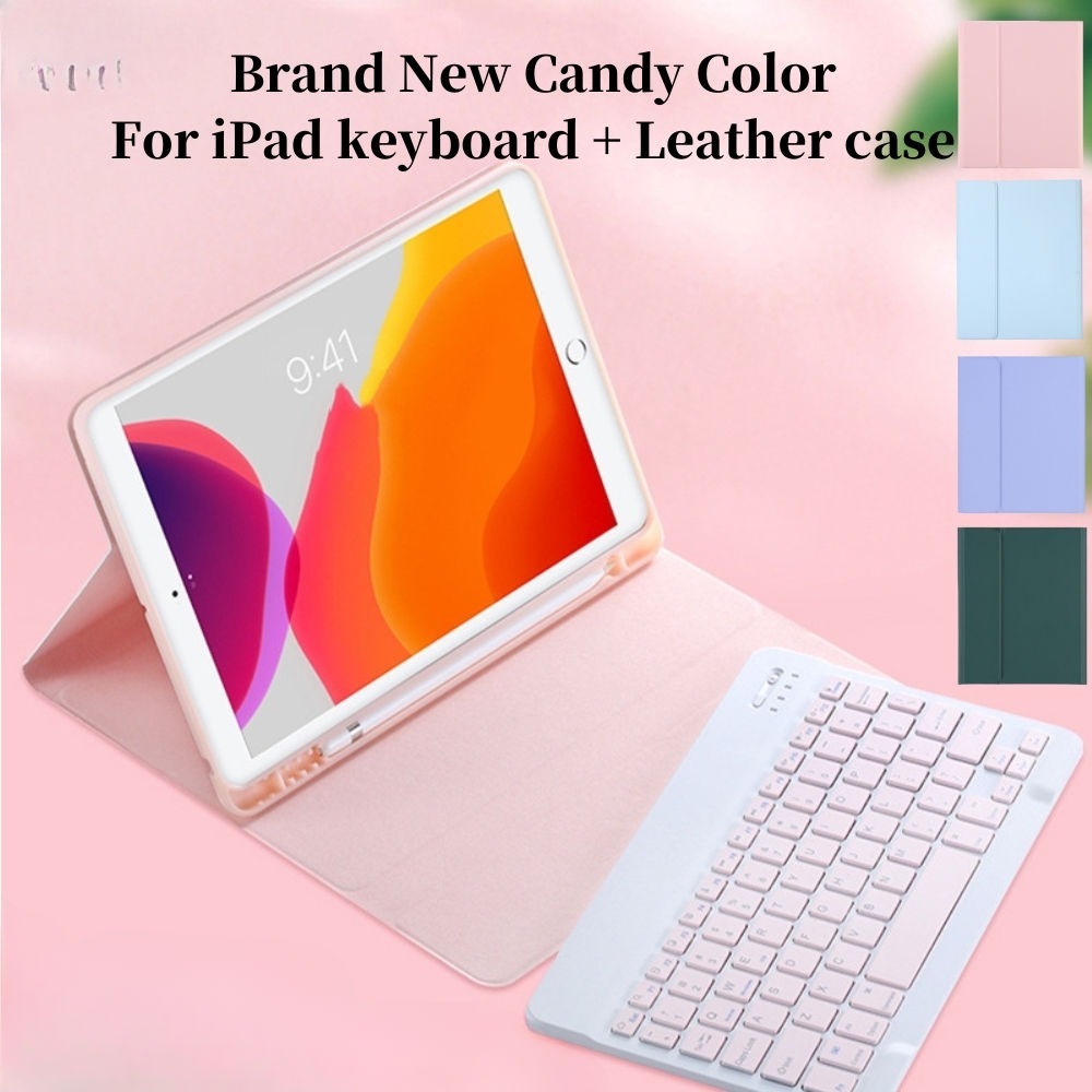 Removable keyboard case with pen slot and flip stand for iPad 10th