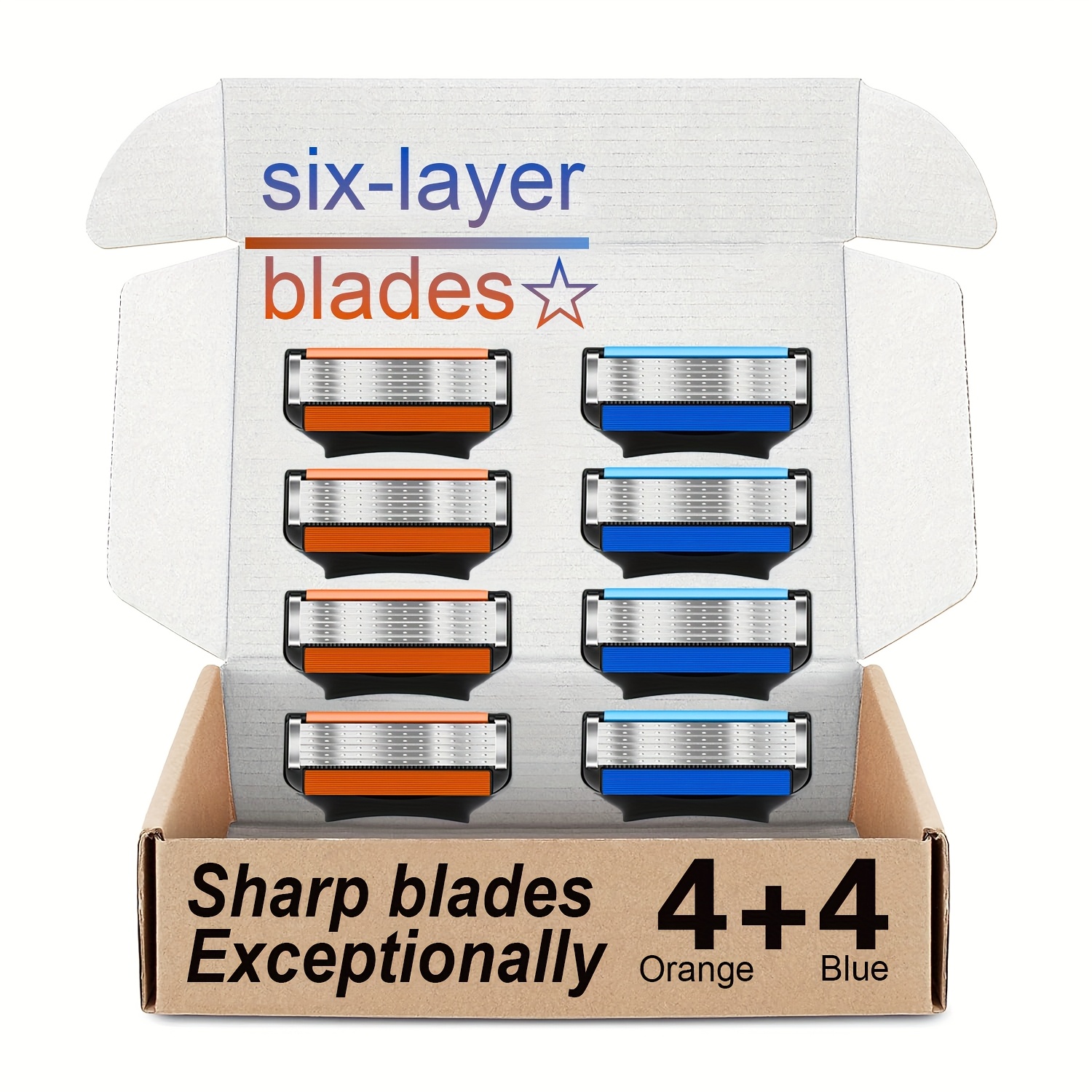 Newly Upgraded Men's Special Six Layer Manual Shaver with Stainless ...