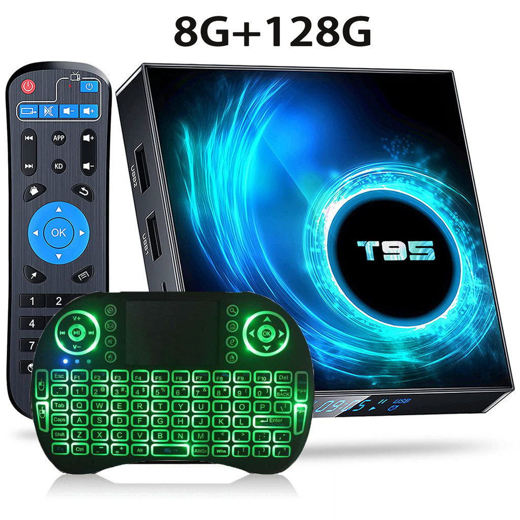 T95 set top box 6K highdefinition playback Android 10 TV box 5Gwifi