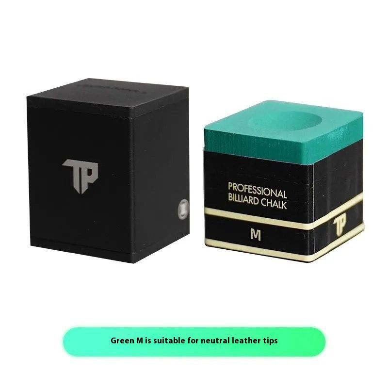 TP Professional Snooker Chalk, Oily Black Eight Billiard Cue Tip Powder ...