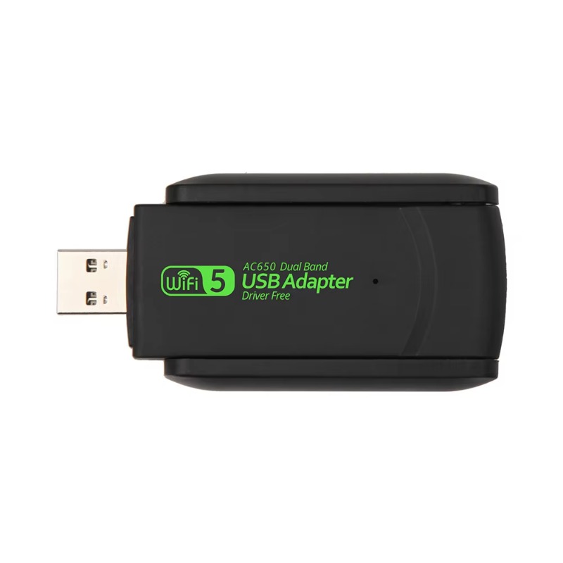 Wifi USB Adapter Driver-Free 650Mbps for Home Smart Devices with ...