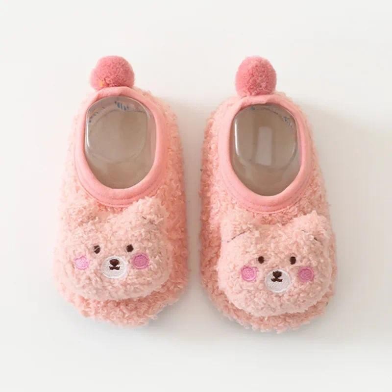 Baby Shoes Toddler Newborn Baby Crawling Shoes Boy Girl Lamb Slippers