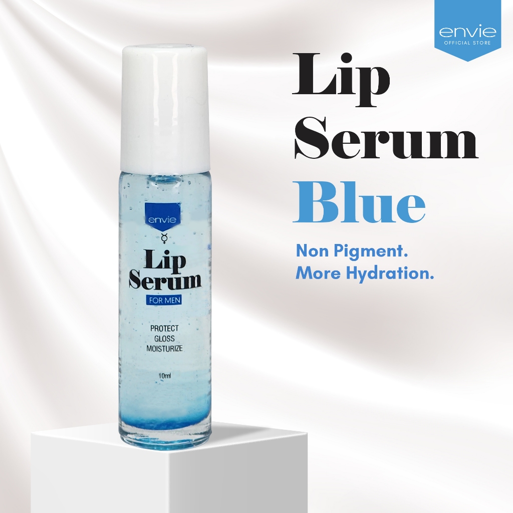 Envie Lip Serum BLUE for Men w/ CERAMIDES that Boost Hydration for Dry ...