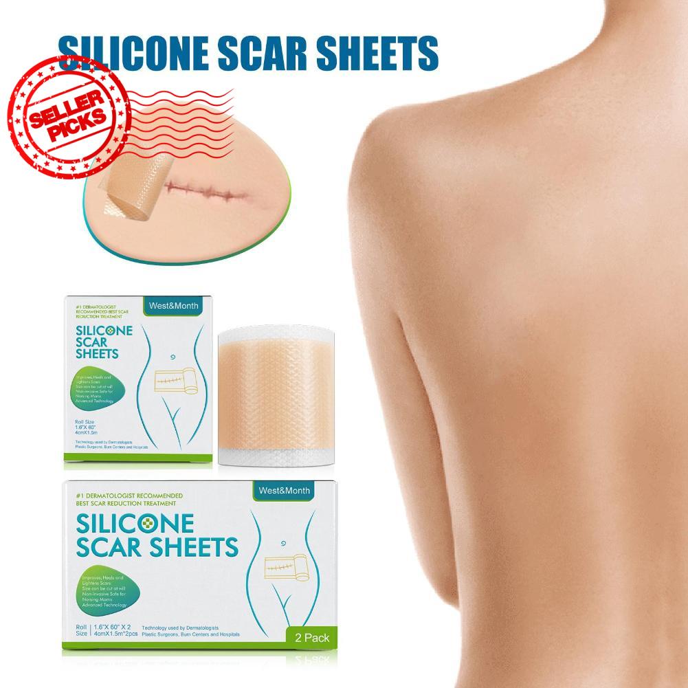 Silicone Scar Sheets Self-adhesive Beauty Stickers Surgical Scars ...