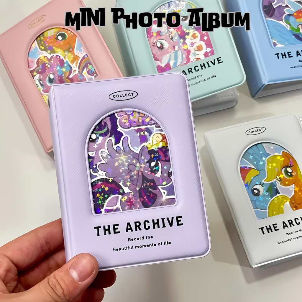 Mini Photocard Binder Album Photocard Holder Book Hollow Mini Photo ...